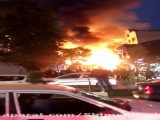 آتش سوزی کلینیک سینا در تهران