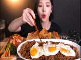 چالش غذا خوری موکبانگ/چالش موکبانگ/چالش اسمر غذاهای کره ای