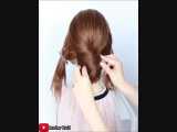 آموزش مدل مو دخترانه ۵ دقیقه ای برای موهای کوتاه- مومیس مرجع و مشاور مو 
