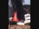 آتش سوزی و انفجار در مخازن نفت خام 