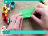 آموزرش ساخت اوریگامی | کاردستی اوریگامی ( انگشتر )
