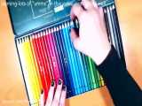 Unboxing مداد رنگی ۳۶ رنگ پلی کروم فابر کاستل