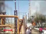فیلمی از انفجار نیروگاه شهید مدحج زرگان اهواز