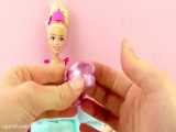 بازی های دخترانه با عروسک باربی - ترکیب خمیر بازی هوشمند برای اِلسا و باربی