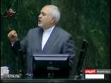 تشنج در صحن علنی مجلس هنگام سخنرانی جواد ظریف وزیر امور خارجه