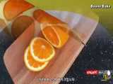 کیک رولتی با عطر و طعم پرتقال