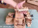 آموزش ساخت ماشین تویوتا پرادو از چوب