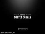 پروژه افترافکت لیبل بطری Bottle Labels