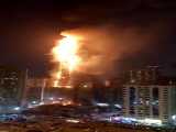 آتش سوزی در امارات