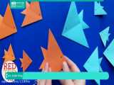 آموزش اوریگامی | ساخت اوریگامی سه بعدی و مقدماتی ( اوریگامی ماهی )