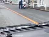 عبور دادن اردکها توسط پلیس مهربان