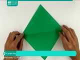 آموزش ساخت اوریگامی | اوریگامی مقدماتی ، سه بعدی ( ساخت اوریگامی دایناسور )