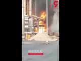 فیلم آتش سوزی مهیب در مجتمع آلومینیوم لامرد