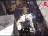 آتش سوزی در پاساژ تولید کیف و کفش بازار تهران