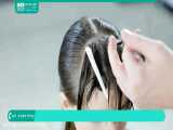 آموزش کوتاهی مو | کوپ و کوتاهی مو زنانه ( کوتاه کردن جلوی موی سر ) 02128423118
