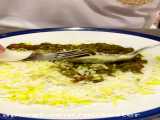 قورمه سبزی فقط با پیاز در آناهیتا