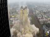 انفجار برج 116 متری آلمان