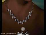 ست عروس گوشواره و گردنبند الماس از گالری گوهربین Goharbin Jewelry