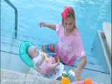 دوستان ناستیا - مگی و شنا با نوزاد