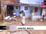 بارش بیش از حد باران در ریو ‌برزیل فاجعه به بار آورد