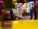 پشت پرده فیلم له شدن ماشین مرد تهرانی زیر نیوجرسی بتونی