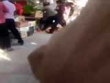 حمله ماموران شهرداری یاسوج به یک مغازه میوه فروشی