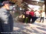 فیلم حمله ماموران شهرداری یاسوج به یک مغازه میوه فروشی
