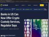 (dssminer.com cloudmining and automated trader BOT) BREAKING NEWS! US BANKS GIVE