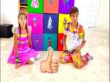 ناستیا و میا - ماجراهای استیسی و میا - مسابقه جعبه های رنگی برای اسباب بازی
