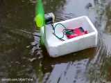 How to Make a Electric Boat at Home - DIY Mini Water Boat.mp4