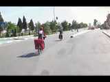 پیمایش باغ بهادران تا پل زمان خان با دوچرخه
