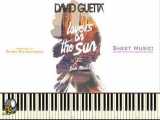آموزش پیانو و آهنگ بی کلام David Guetta - Lovers On The Sun