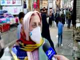 رعایت نکردن دستورالعملهای بهداشتی در بازار وکیل شیراز