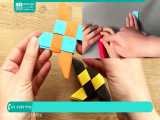 آموزش اوریگامی | ساخت اوریگامی مقدماتی ( کار دستی اسپینر )