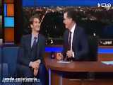 حضور Andrew Garfield در برنامه Stephen Colbert