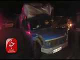 واژگونی اتوبوس در آزادراه کرج_قزوین/ ۲۷ نفر مصدوم شدند