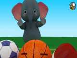 انیمیشن آموزش زبان کودکان کوکوملون Sports Ball Song _ CoComelon Nursery Rhymes