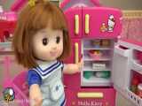 بازی کودکانه دخترانه عروسک کوچولو و آشپزی همبرگر