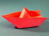 آموزش ساخت اوریگامی و کاردستی قایق کاغذی حرفه ای 