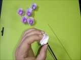 آموزش درست کردن گل رز با کاغذهای رنگی مخصوص هدیه روز ولنتاین