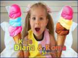 دیانا و روما :: مزه کردن بستنی های مختلف :: ماجراهای دیانا و روما