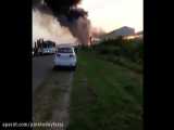 انفجار شدید در یک پمپ بنزین در روسیه