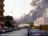 انفجار شدید آمونیاک در لبنان