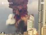 انفجار در بیروت از نمایی دیگر