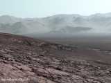 پانورامای زیبا از گودال گیل که توسط مریخ نورد کنجکاوی گرفته شده