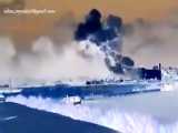 فیلم حرارتی ثبت شده از لحظه ی انفجار  در بندر بیروت