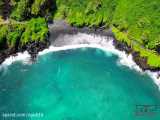 تصاویر هوایی پهپاد از مناظر زیبای جزیره هاوایی - آمریکا