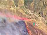آتش‌سوزی گسترده در جنگل‌های لس‌آنجلس و تلاش برای مهار آن