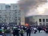 آتش سوزی بزرگ در لبنان در مجاورت پارلمان لبنان