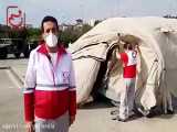 برپایی بیمارستان صحرایی هلال احمر ایران در بیروت